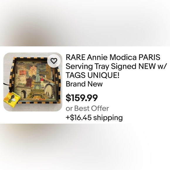 Excellent Price - ANNIE MODICA Lacquer Tray 🍍 - Picture 5 of 7